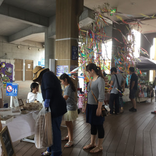 ドルフィンポートでの出店で、他のお店のショッピングも楽しかったです。